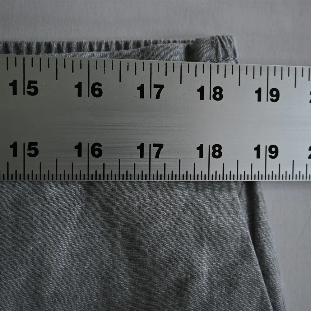 NEW Banana Republic‎ 36S Gray Slim Fit Linen 599895 Drawstring Beach Mens Pants